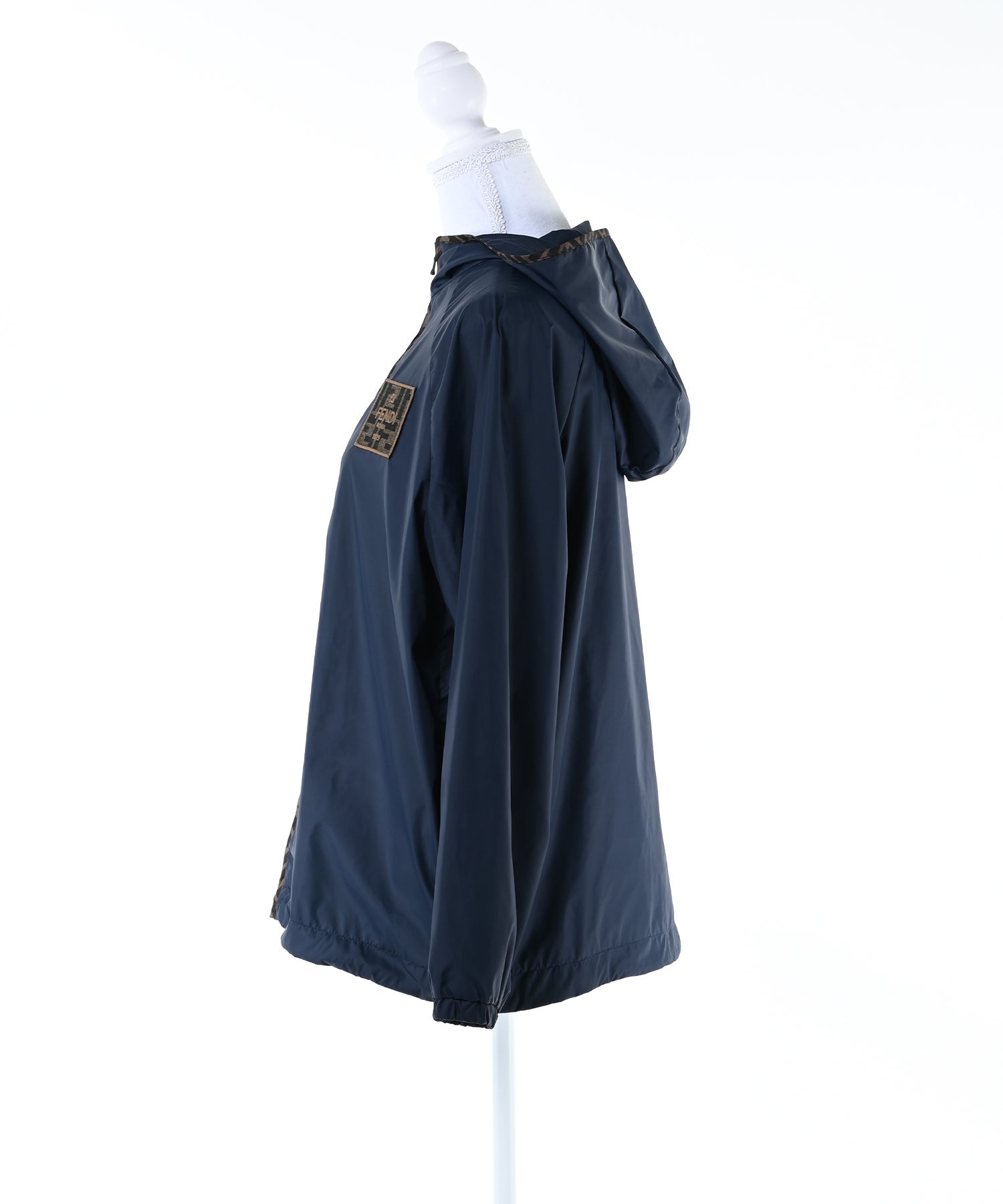 FENDI KIDSFFトリムナイロンウインドブレーカー
